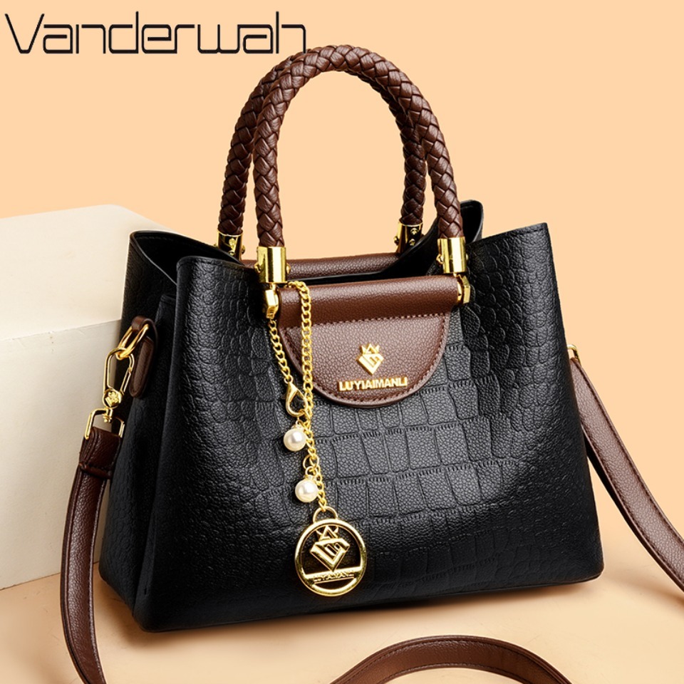 Leatherwork Letters - Woven Handle Genuine Brand High Quality