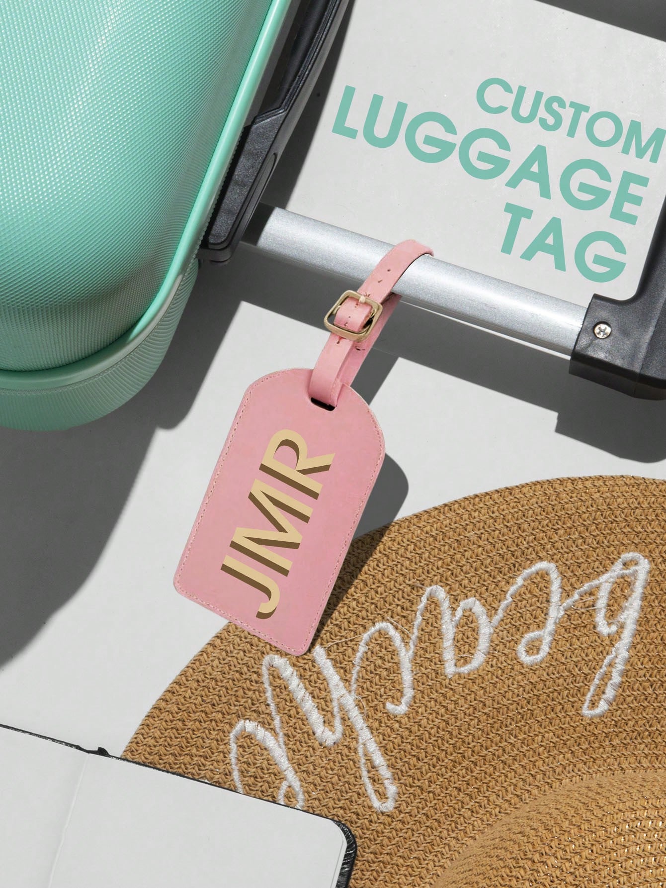 Personalized Initial Luggage T - Leatherwork Letters 评论和价格