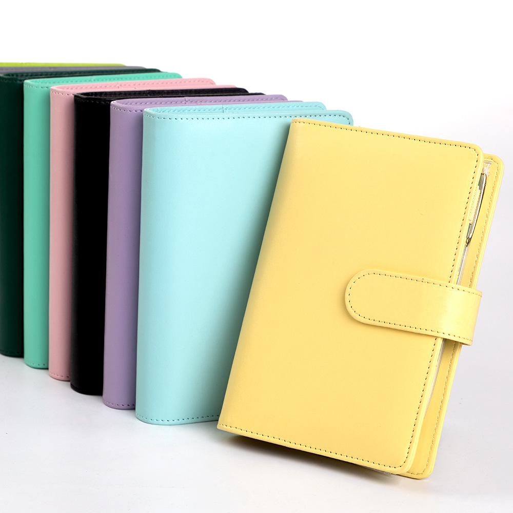 A6 Macaron PU Leather Binder N - Leatherwork Books 评论和价格