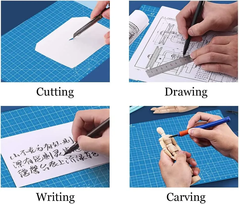 A3 A4 A5 PP Cutting Mat Workbe - Leatherwork Books 评论和价格