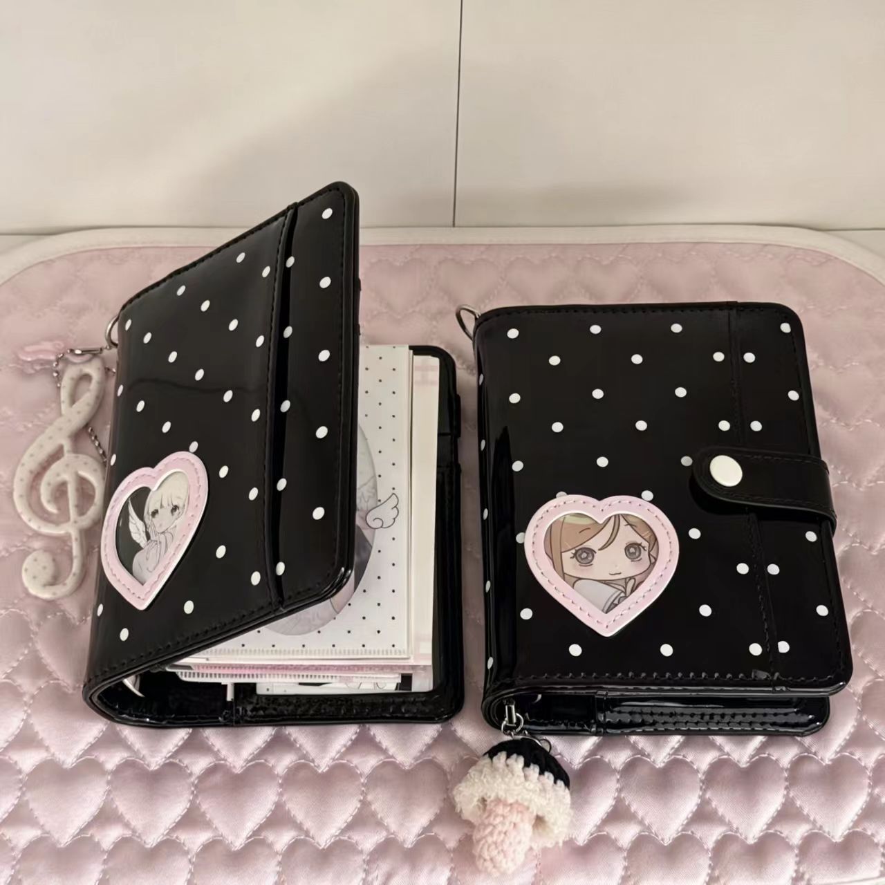 Korean Style Polka Dot Heart M - Leatherwork Books 评论和价格