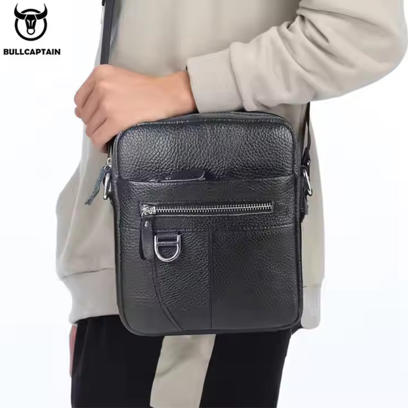 BULLCAPTAIN Mens Leather Messe - Leatherwork Letters 评论和价格