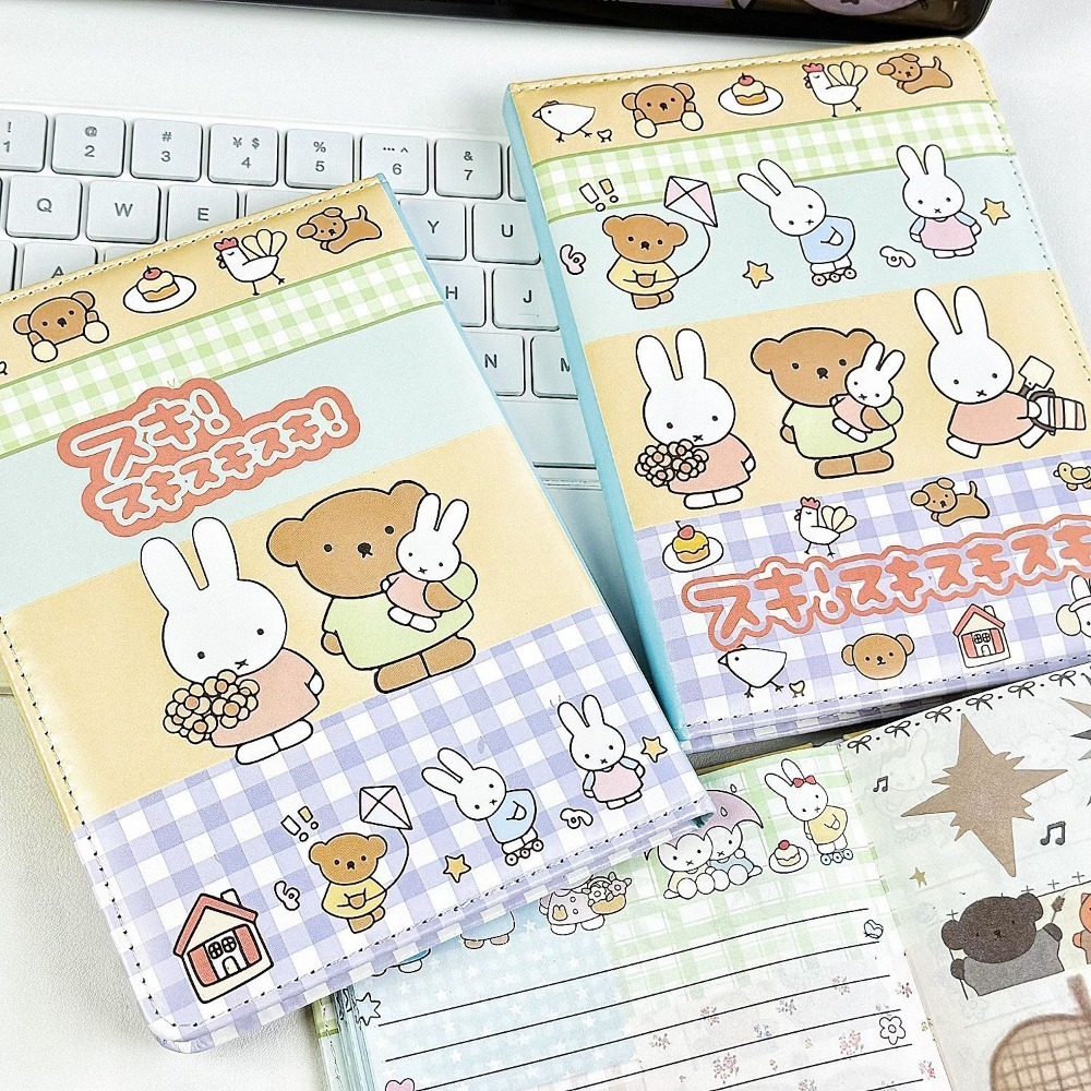 Miffy Rabbit Collage Notebook  - Leatherwork Books 评论和价格