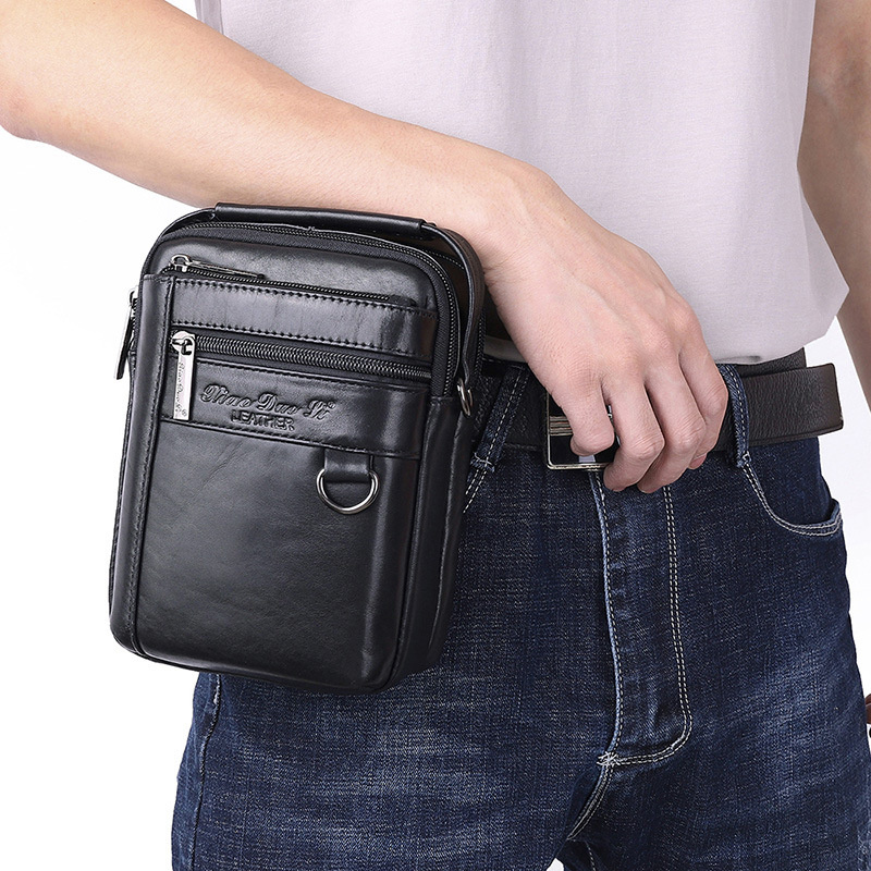 Men's waist bag multi function - Leatherwork Letters 评论和价格