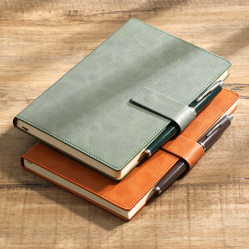 A5 Business Notebook Color-Cha - Leatherwork Books 评论和价格