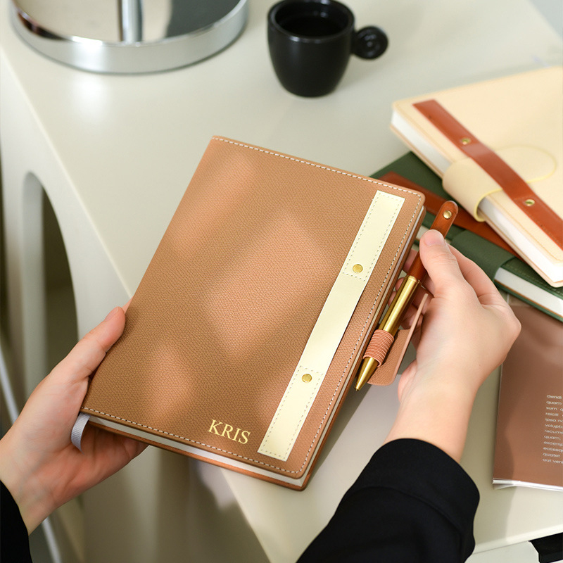 Engraving PU Cover A5 Notebook - Leatherwork Books 评论和价格