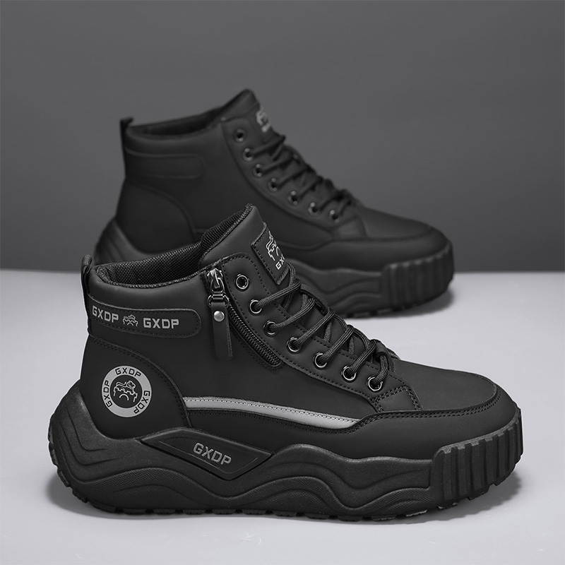 Height-increasing Non Slip Sho - Leather Work Boots 评论和价格