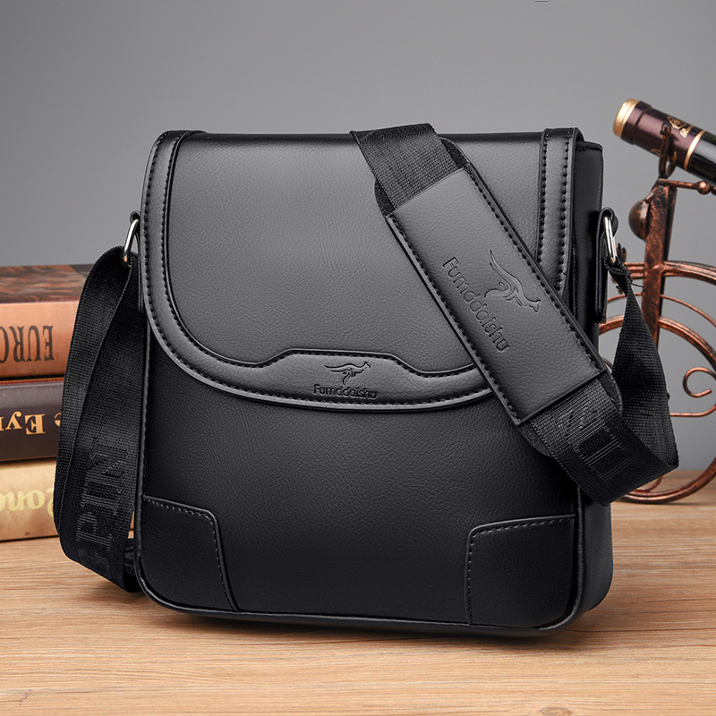 Luxury Brand Men Leather Shoul - Leatherwork Letters 评论和价格