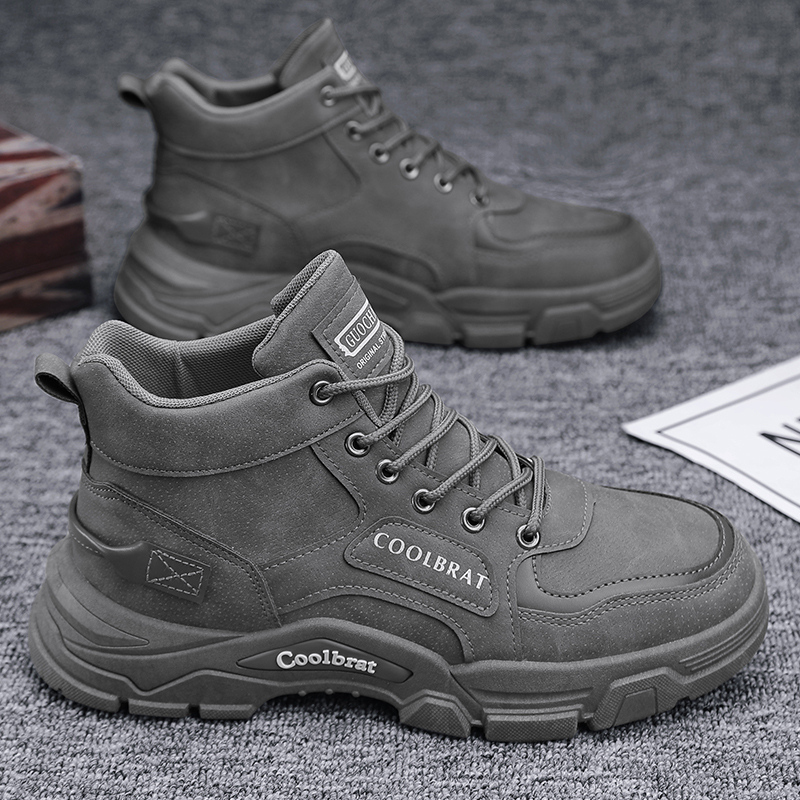 Men‘s Casual Sneakers High Qua - Leatherwork Letters 评论和价格
