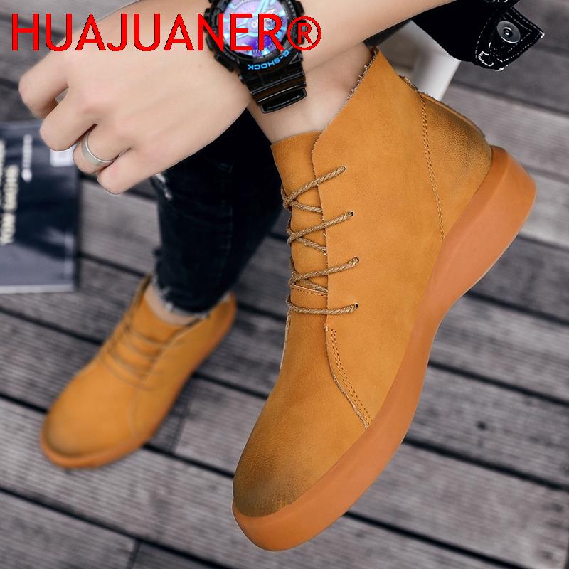 Luxury Brand Winter Fur Warm C - Leather Work Boots 评论和价格