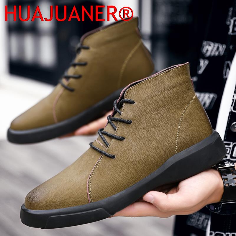 Luxury Brand Winter Fur Warm C - Leather Work Boots 评论和价格